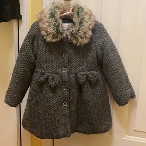 Girls faux fur coat